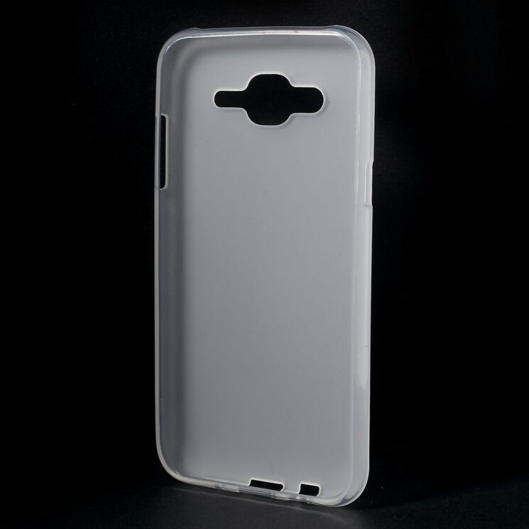Силиконовая накладка Deexe Soft Case для Samsung Galaxy J5 (J500) - White: фото 2 з 6