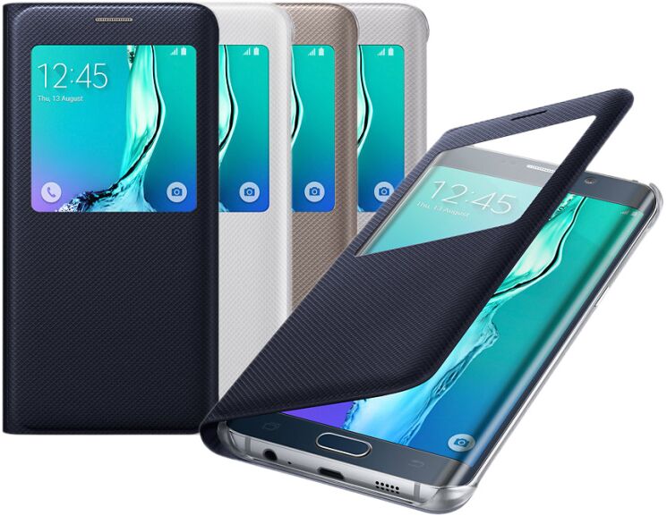 Чохол S View Cover для Samsung Galaxy S6 edge+ (EF-CG928PBEGRU) - Silver: фото 5 з 5