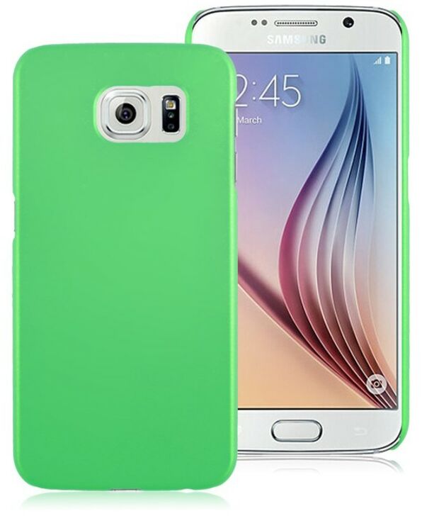 Пластиковая накладка Deexe Hard Shell для Samsung Galaxy S6 (G920) - Green: фото 1 з 3