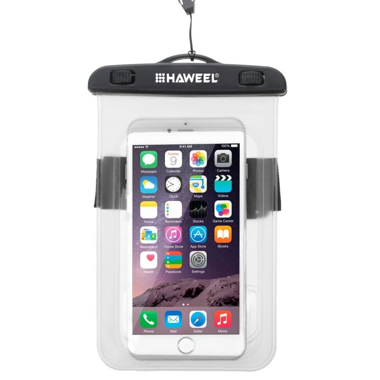 Влагозащитный чехол HAWEEL Waterproof для смартфонов - Transparent: фото 2 из 7