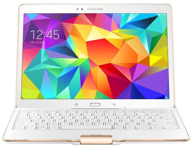 Чохол-клавіатура для Samsung Galaxy Tab S 10.5 EJ-CT800RAEGRU - White: фото 5 з 19