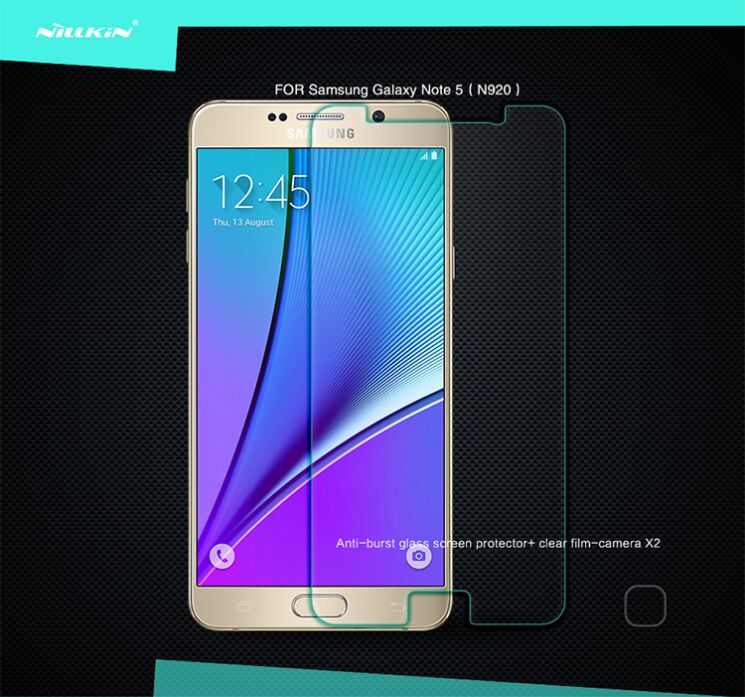 Захисне скло NILLKIN Amazing H для Galaxy Note 5 (N920): фото 2 з 11