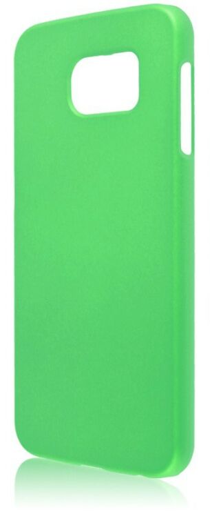 Пластиковая накладка Deexe Hard Shell для Samsung Galaxy S6 (G920) - Green: фото 2 из 3