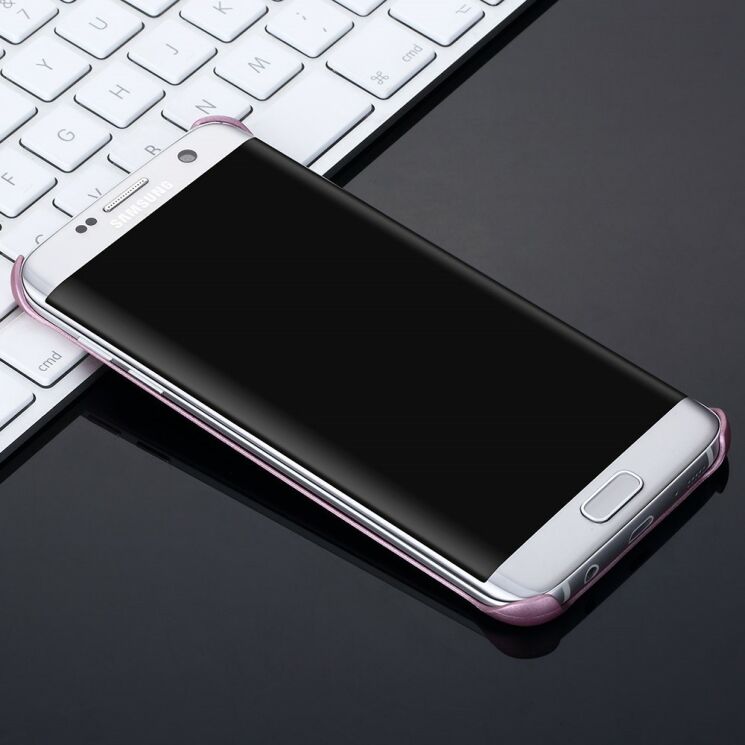 Пластиковый чехол X-LEVEL Slim для Samsung Galaxy S7 edge (G935) - Rose Gold: фото 3 из 9
