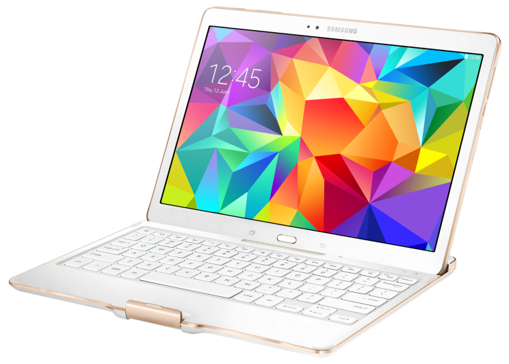 Чехол-клавиатура для Samsung Galaxy Tab S 10.5 EJ-CT800RAEGRU - White: фото 11 из 19