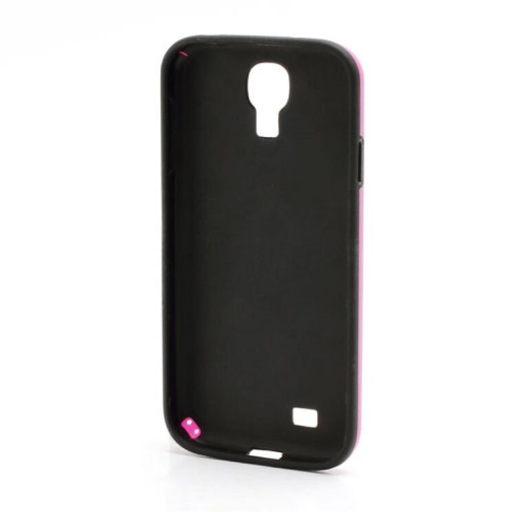 Силиконовая накладка Deexe Cube Pattern для Samsung Galaxy S4 (i9500) - Pink: фото 3 из 7