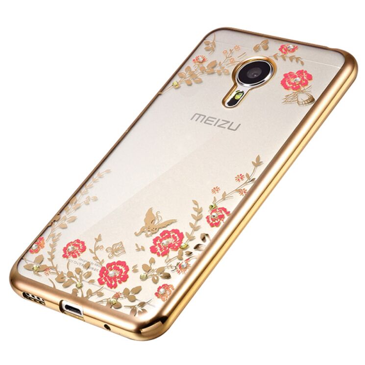 Силиконовый (TPU) чехол Deexe Shiny Cover для Meizu M3 Note - Gold: фото 1 из 8