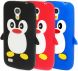 Силиконовая накладка Deexe Penguin Series для Samsung Galaxy S4 mini (i9190) - Red (S4M-9127R). Фото 6 из 6