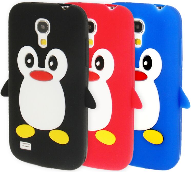Силиконовая накладка Deexe Penguin Series для Samsung Galaxy S4 mini (i9190) - Black: фото 7 з 7