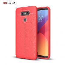 Защитный чехол Deexe Leather Cover для LG G6 - Red: фото 1 из 11