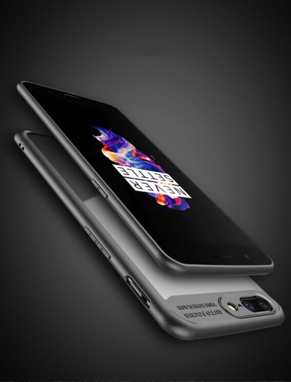 Захисний чохол IPAKY Clear BackCover для OnePlus 5 - Dark Blue: фото 4 з 10