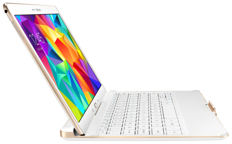 Чохол-клавіатура для Samsung Galaxy Tab S 10.5 EJ-CT800RAEGRU - White: фото 16 з 19