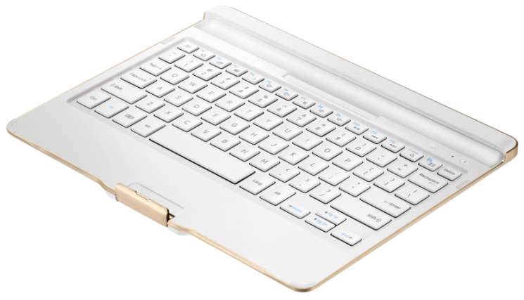 Чохол-клавіатура для Samsung Galaxy Tab S 10.5 EJ-CT800RAEGRU - White: фото 13 з 19