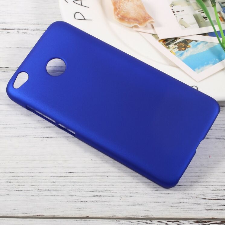 Пластиковый чехол Deexe Hard Shell для Xiaomi Redmi 4X - Dark Blue: фото 3 из 3