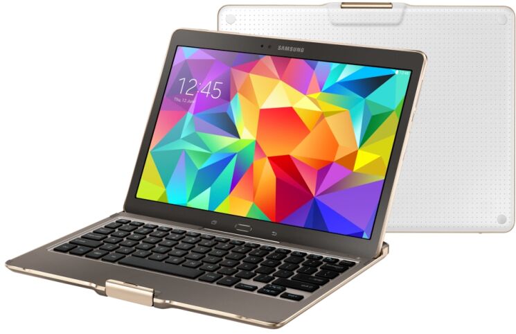 Чехол-клавиатура для Samsung Galaxy Tab S 10.5 EJ-CT800RAEGRU - White: фото 10 из 19