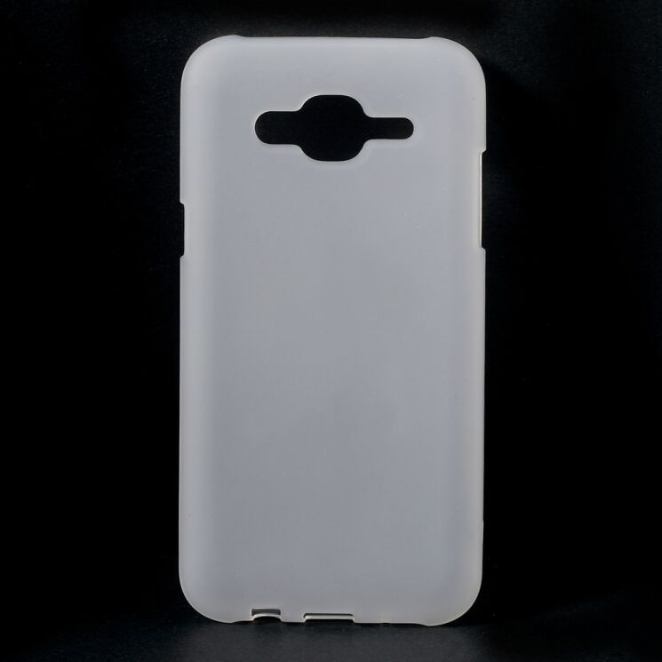 Силиконовая накладка Deexe Soft Case для Samsung Galaxy J5 (J500) - White: фото 1 з 6