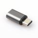 Адаптер microUSB to Type-C (USB 3.1) - Grey (CA-0637H). Фото 2 из 2