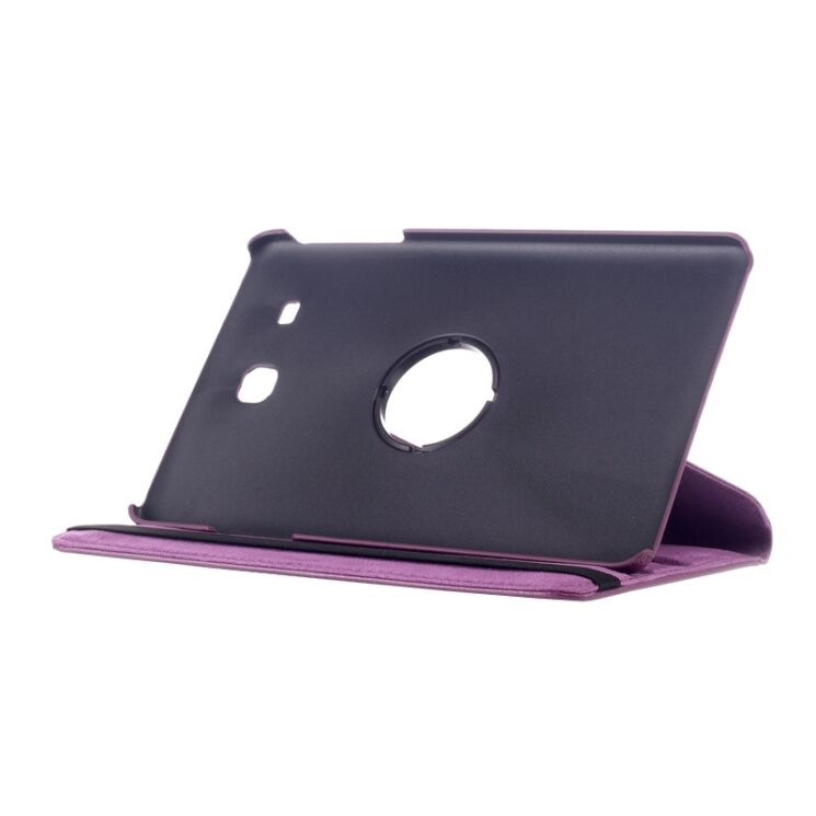 Вращающийся чехол Deexe Rotation для Samsung Galaxy Tab E 9.6 (T560/561) - Purple: фото 4 из 5