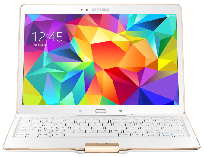 Чехол-клавиатура для Samsung Galaxy Tab S 10.5 EJ-CT800RAEGRU - White: фото 15 из 19