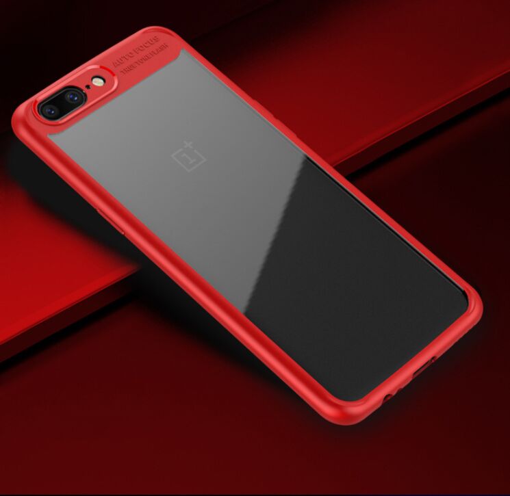 Защитный чехол IPAKY Clear BackCover для OnePlus 5 - Red: фото 2 из 10