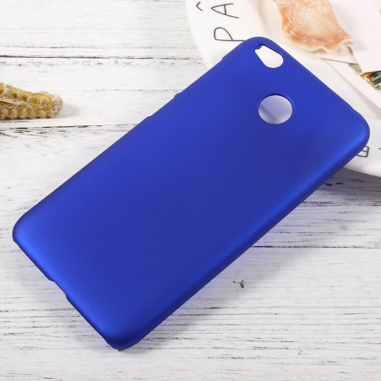 Пластиковый чехол Deexe Hard Shell для Xiaomi Redmi 4X - Dark Blue: фото 1 из 3