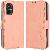 Чехол Deexe Wallet Stand для Xiaomi Poco M5 - Pink: фото 1 из 8