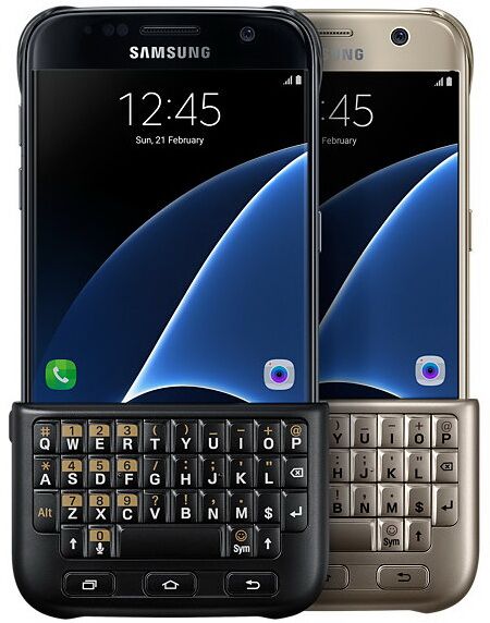 Чехол-клавиатура Keyboard Cover для Samsung Galaxy S7 (G930) EJ-CG930UBEGRU - Black: фото 7 из 7