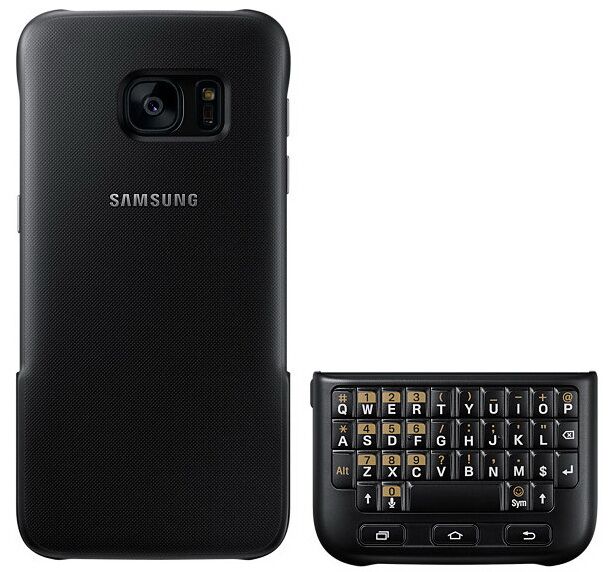 Чохол-клавіатура Keyboard Cover для Samsung Galaxy S7 (G930) EJ-CG930UBEGRU - Black: фото 4 з 7