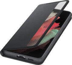 Чехол-книжка Smart Clear View Cover для Samsung Galaxy S21 Ultra (G998) EF-ZG998CBEGRU - Black: фото 1 из 5