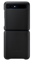 Чехол Leather Cover для Samsung Galaxy Flip (F700) EF-VF700LBEGRU - Black: фото 1 из 6