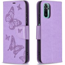 Чохол UniCase Butterfly Pattern для Xiaomi Redmi Note 10 / Note 10s / Poco M5s - Purple: фото 1 з 8