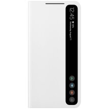 Чехол-книжка Clear View Cover для Samsung Galaxy S21 FE (G990) EF-ZG990CWEGRU - White: фото 1 из 5