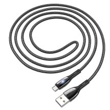 Дата-кабель Hoco U89 Safeness MicroUSB (1.2m) - Black: фото 1 з 8
