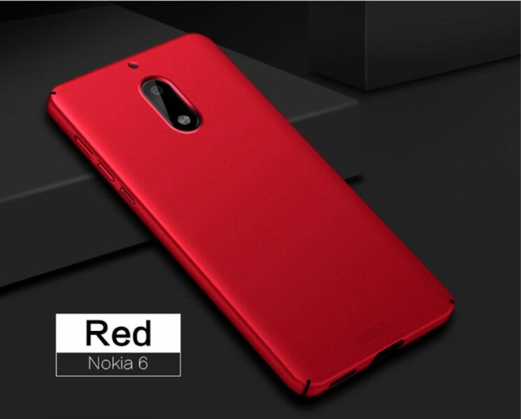 Пластиковый чехол MOFI Slim Shield для Nokia 6 - Red: фото 2 из 10