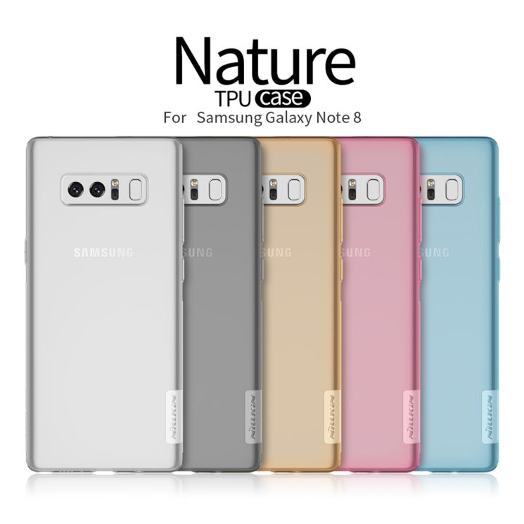 Силиконовый (TPU) чехол NILLKIN Nature для Samsung Galaxy Note 8 (N950) - Transparent: фото 7 из 14