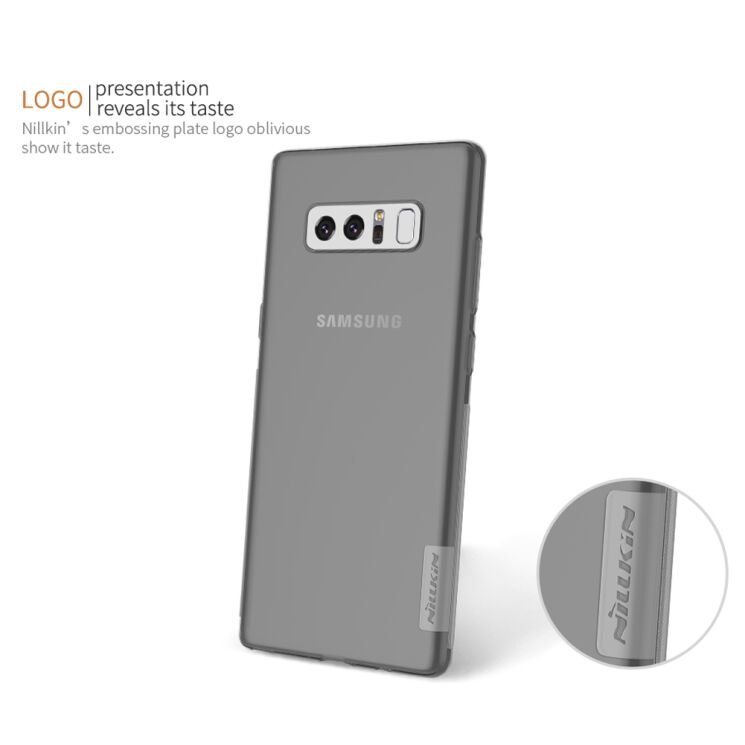 Силіконовий (TPU) чохол NILLKIN Nature для Samsung Galaxy Note 8 (N950) - Brown: фото 14 з 14