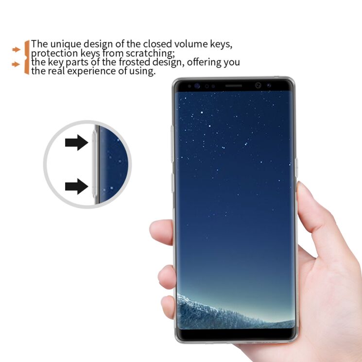 Силіконовий (TPU) чохол NILLKIN Nature для Samsung Galaxy Note 8 (N950) - Transparent: фото 9 з 14