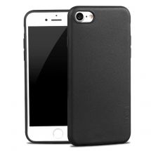 Силіконовий (TPU) чохол X-LEVEL Matte для iPhone 7 / iPhone 8 - Black: фото 1 з 15