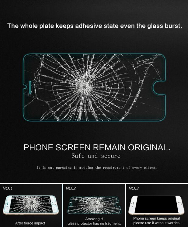 Защитное стекло NILLKIN Amazing H для iPhone 6/6s: фото 9 из 13
