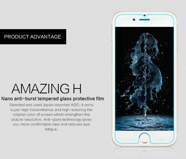 Защитное стекло NILLKIN Amazing H для iPhone 6/6s: фото 3 из 13