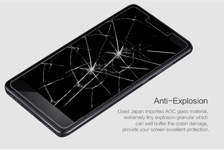 Защитное стекло NILLKIN Amazing H+ PRO для Xiaomi Redmi Note 4 / Note 4X: фото 9 из 16