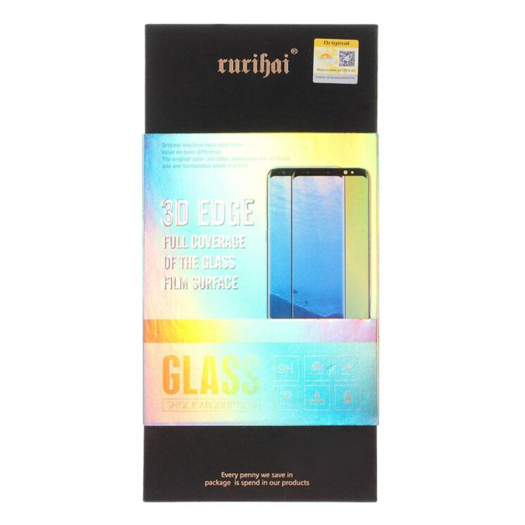Защитное стекло RURIHAI 3D Curved CF для Samsung Galaxy S9+ (G965) - Black: фото 8 из 8