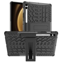 Захисний чохол UniCase Combo для Samsung Galaxy Tab S9 FE Plus (X610/616) - Black: фото 1 з 9