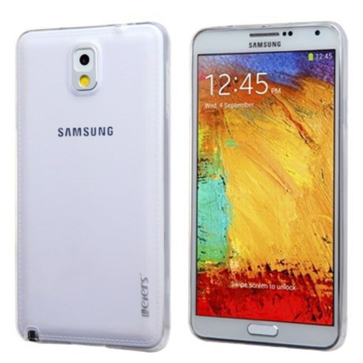 Силиконовая накладка Leiers Ice Series для Samsung Galaxy Note 3 (N9000) - Transparent: фото 1 из 9