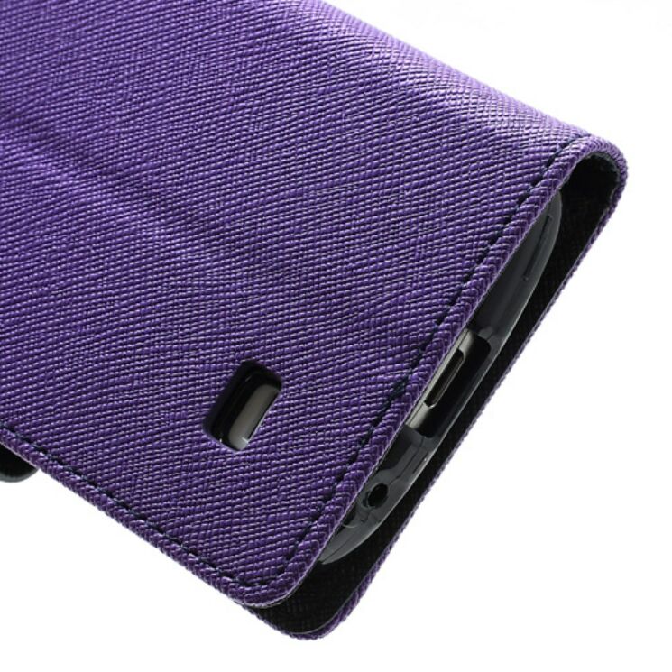Чохол Mercury Cross Series для Samsung Galaxy S4 mini (i9190) - Purple: фото 10 з 12