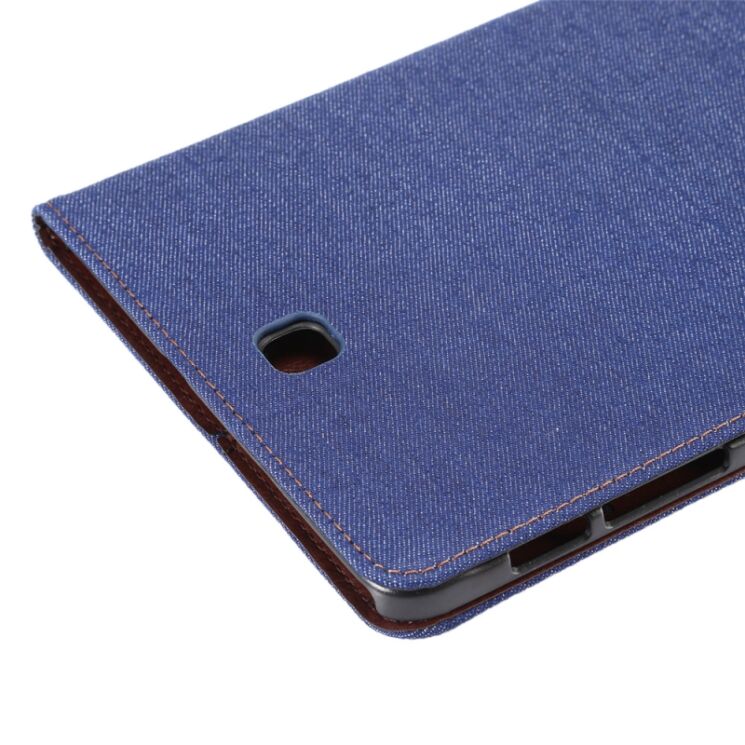 Чехол Deexe Denim Texture для Samsung Galaxy Tab S2 8.0 (T710/715) - Blue: фото 6 из 7