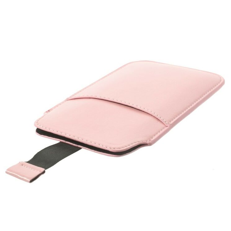 Чехол-карман Deexe Handy Pouch M для смартфонов c диагональю экрана до 5.2 дюймов - Pink: фото 7 из 7
