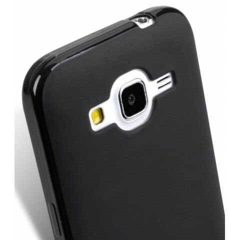 Силиконовая накладка MELKCO Poly Jacket для Samsung Galaxy Core Prime (G360/361) - Black: фото 4 из 5
