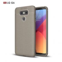Захисний чохол Deexe Leather Cover для LG G6 - Grey: фото 1 з 11