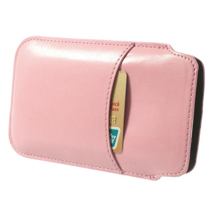 Чохол-карман Deexe Handy Pouch M для смартфонів з діагоналлю екрану до 5.2 дюймів - Pink: фото 2 з 7